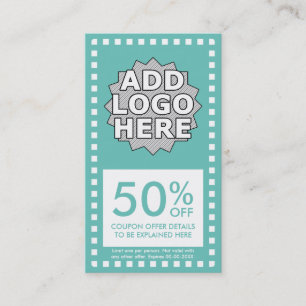colour customisable simple coupon