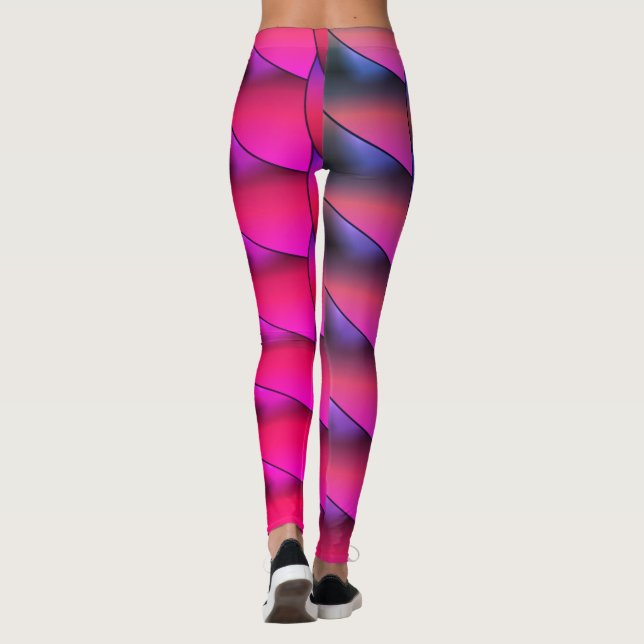 colour, cute, colourful, colours, trendy leggings (Back)