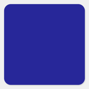 colour dark blue square sticker