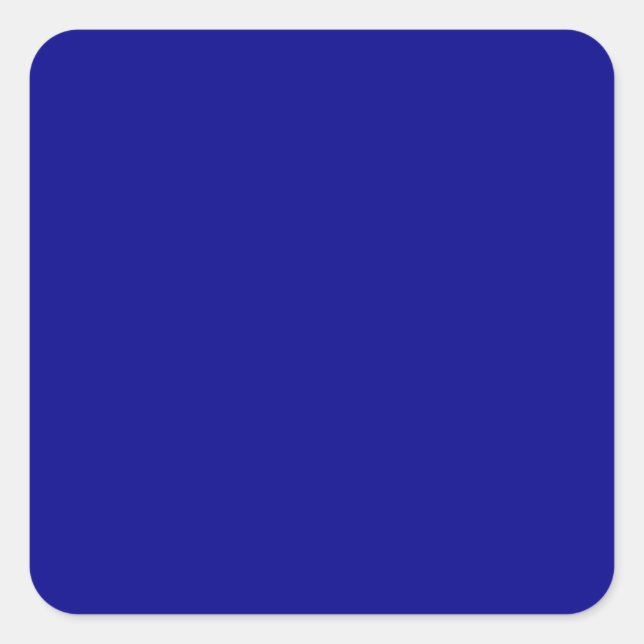 colour dark blue square sticker (Front)