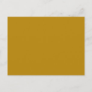 Colour dark goldenrod postcard
