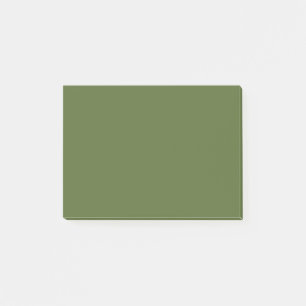 colour dark olive green post-it notes