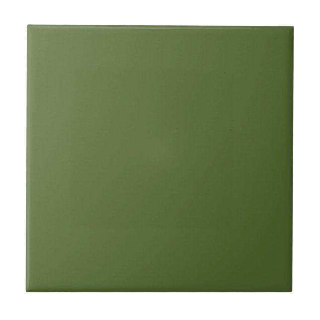 colour dark olive green tile (Front)