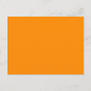 colour dark orange postcard