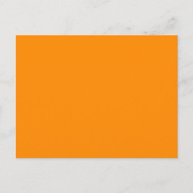colour dark orange postcard (Front)