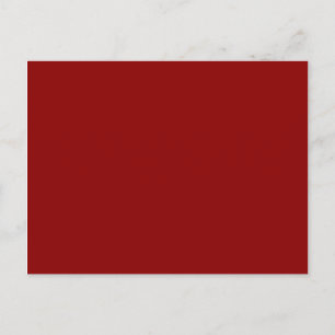 colour dark red postcard