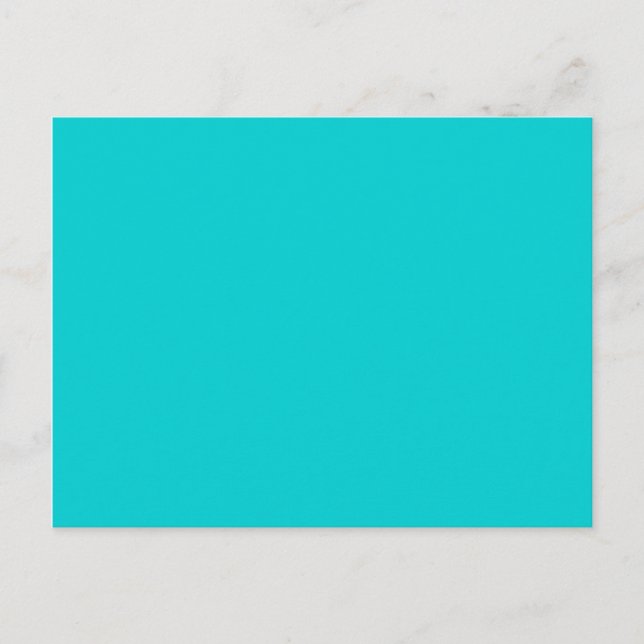 colour dark turquoise postcard (Front)