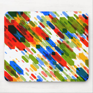 Colour Darts Light: Red Blue Yellow Green Mouse Mat