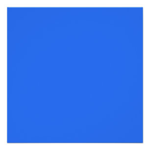 colour deep electric blue poster
