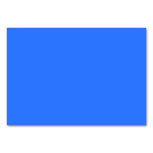 colour deep electric blue table number (Front)