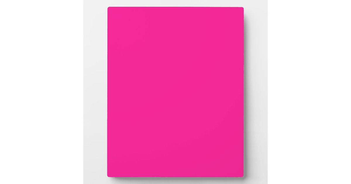 colour deep pink plaque | Zazzle