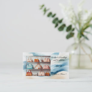 Colour Designer Handbags Accessories Business Card