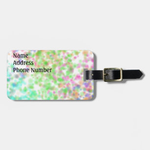 Colour Dots Luggage Tag