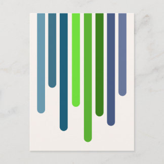 Colour Drips (Spring) Postcard