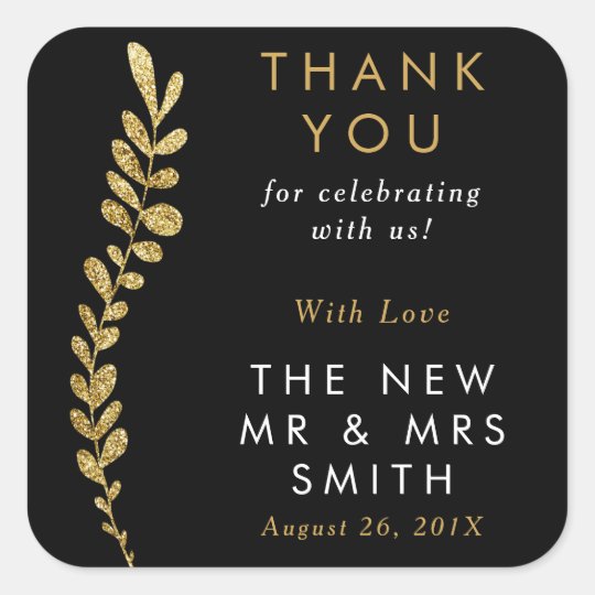 Colour Editable Gold Leaf Sticker, Favour Sticker