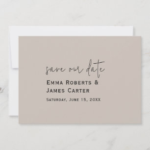 Colour Editable Wedding Save the Date
