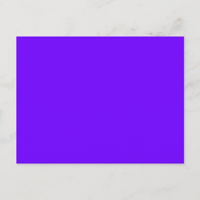 colour electric indigo postcard (Front)