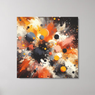 Colour Explosion Abstract Canvas Print