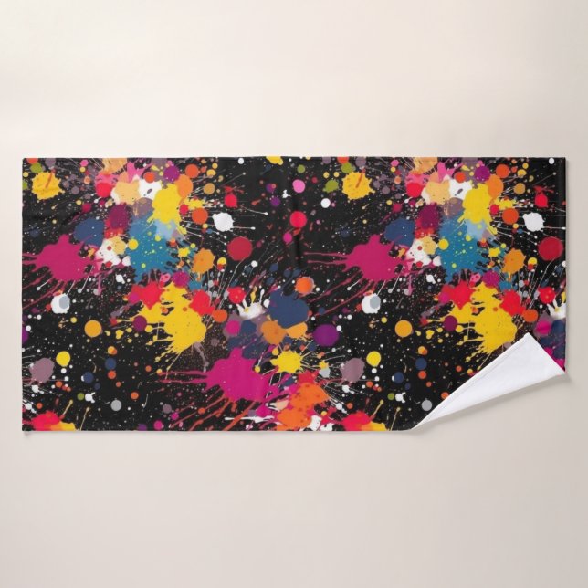 Colour Explosion Bath Towel Set (Bath Towel)