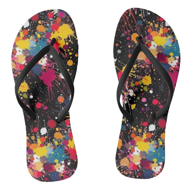 Colour Explosion Flip Flops (Footbed)