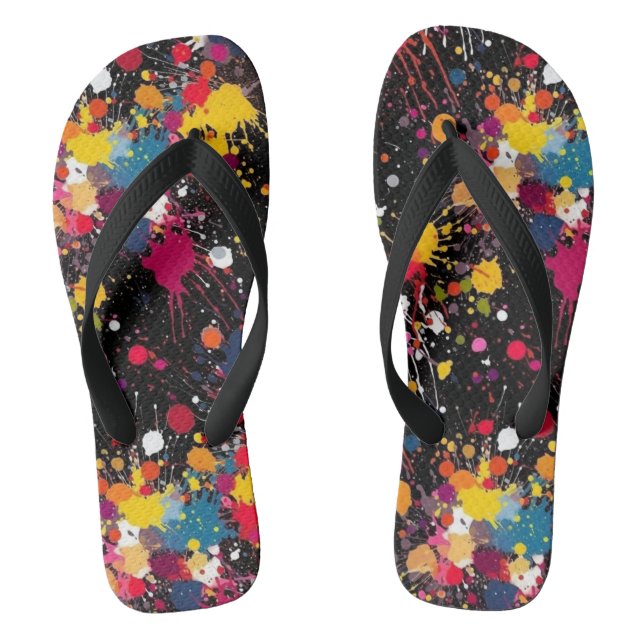 Colour Explosion Flip Flops (Footbed)