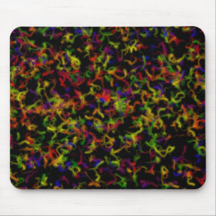 Colour explosion mouse mat