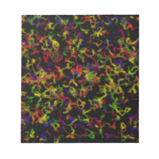 Colour explosion notepad