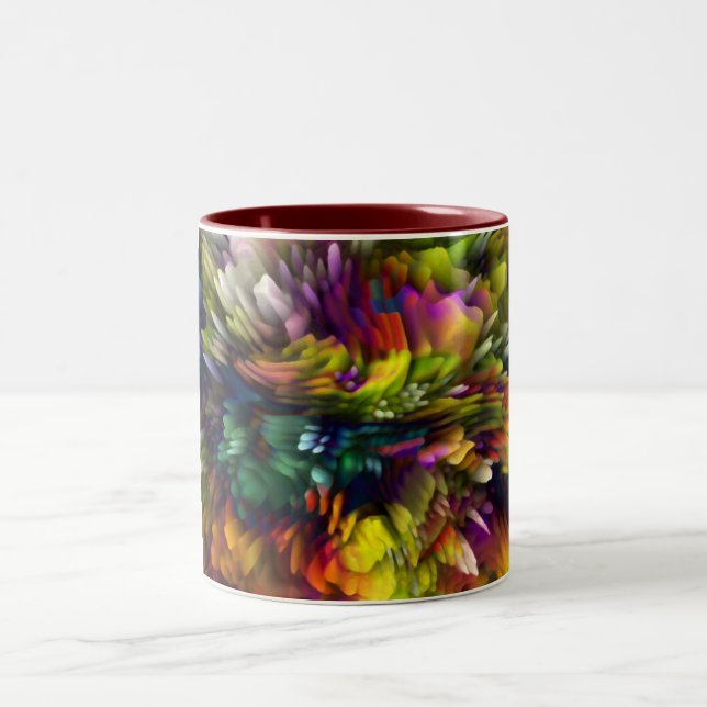Colour Explosion Two-Tone Coffee Mug (Center)