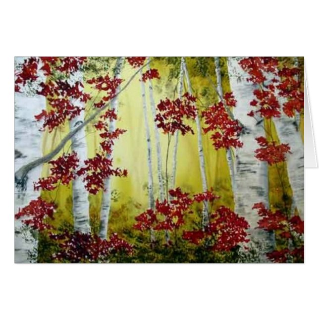 Colour Fall Colours Card (Front Horizontal)