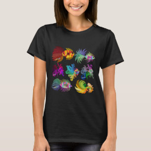 Colour Fancy Fish By Heather Nafe Art T-Shirt
