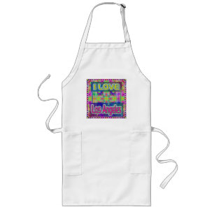Colour Fest: "I LOVE Los Angeles" Apron