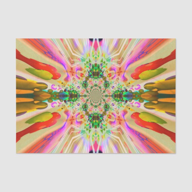 Colour Flares Tissue Paper (Front)