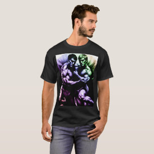 Colour Flash 1950s "Take You To Your Knees" Gay Wr T-Shirt