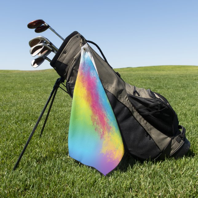colour flash golf towel (Green)