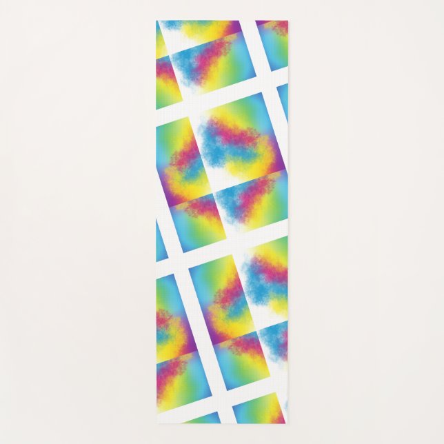 colour flash yoga mat (Front)