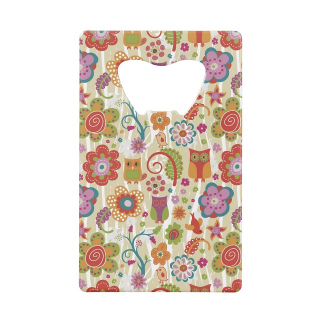 Colour Floral and Owl (Front)