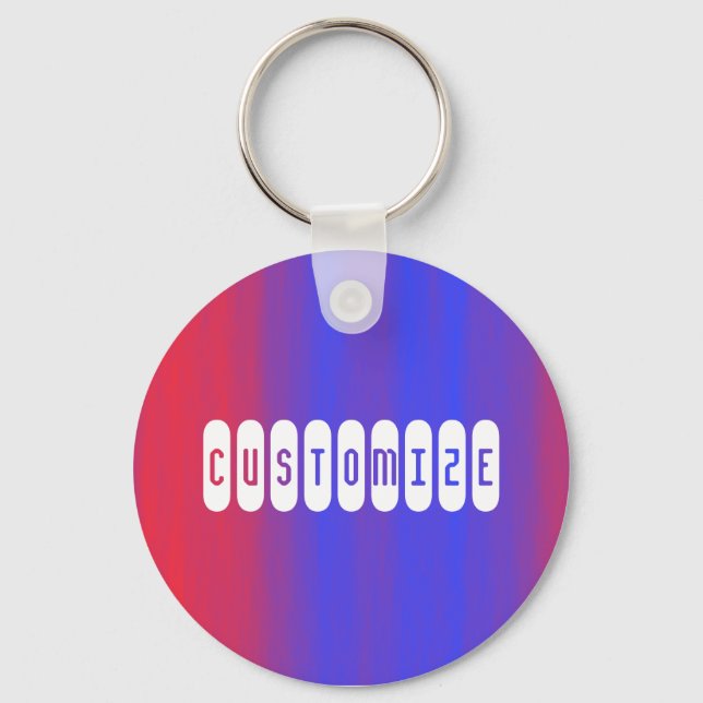 Colour Flow - Template Key Ring (Front)