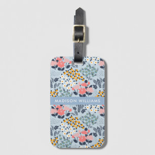 Colour Flowers Luggage Tags
