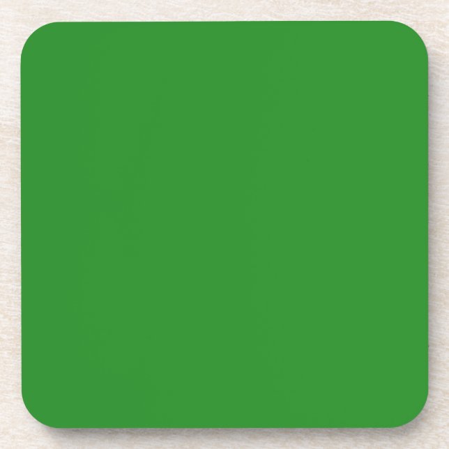 colour forest green coaster (Front)