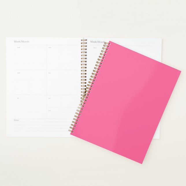 colour French pink Planner (Display)