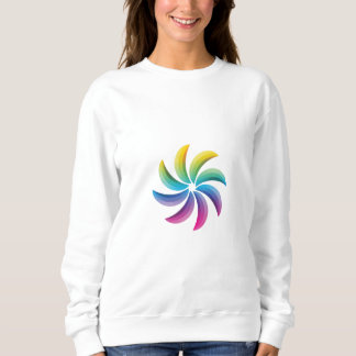 Colour ful round ring art's sweatshirt