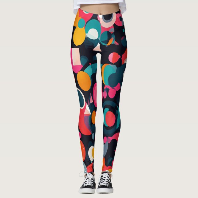 Colour full  leggings (Front)