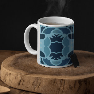 Colour Fun Blue Collage Classic Mug
