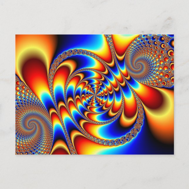Colour Fun - Fractal Postcard (Front)