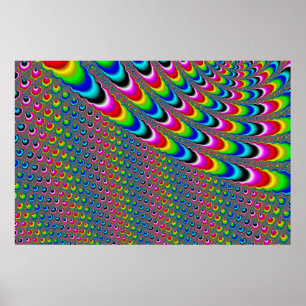 Colour Game - Fractal Art Poster