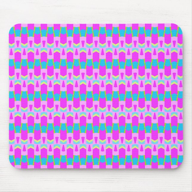 Colour Geometric Pattern 03 Mouse Mat (Front)