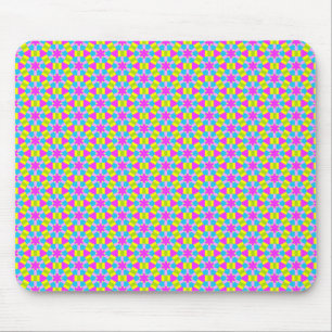 Colour Geometric Pattern Mouse Mat