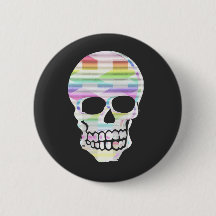 Colour Glitch Skull