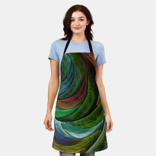 Colour Glory Modern Abstract Art Pattern Elegant Apron