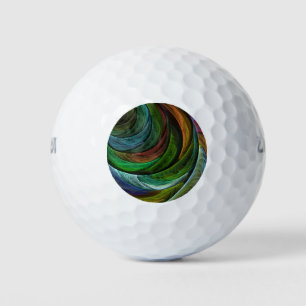 Colour Glory Modern Abstract Art Pattern Elegant Golf Balls